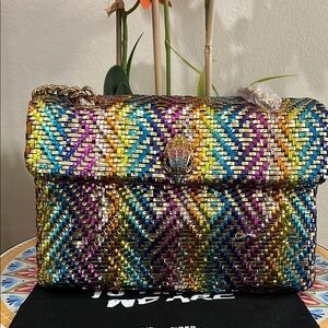 Multicolor Woven Women's Bag